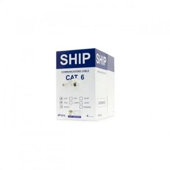 Кабель сетевой, SHIP, D165-VS, Cat.6, UTP, 30В, 4x2x1/0.515мм, PVC, 305 м/б