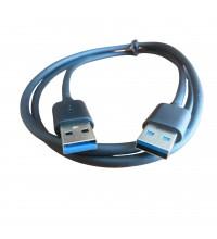 Кабель USB (M) - USB (M) 1м