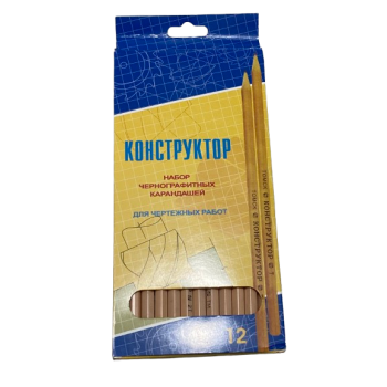 Карандаш конструктор 12шт (уп/1/240/24) CK109/12