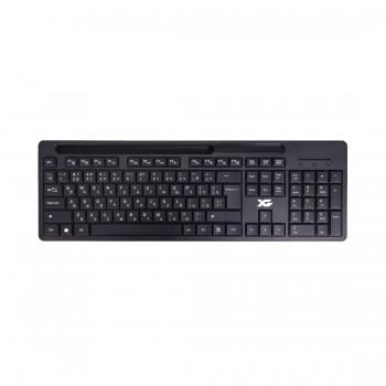 Клавиатура, XG, XK-220OGB, Ультра-тонкая, Беспроводная 2.4ГГц, Кол-во стандартных клавиш 104, Анг/Ру