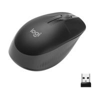 Мышь Logitech M190, Charcoal, 1000dpi, беспроводная