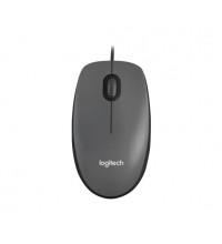 Мышь проводная Logitech M100 белый