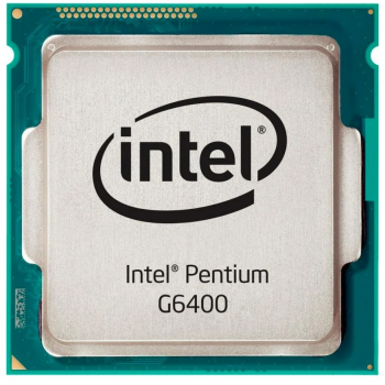 Процессор Intel Pentium G6400 LGA1200, оем, 4M, 4.0 GHz, 2/4 Core Comet Lake, 58 Вт, HD610