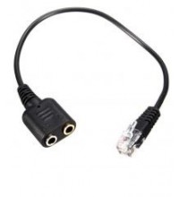 Переходник с RJ9 на 2 mini Jack 3.5 (aux)