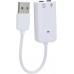 Аудио адаптер USB 7.1 белый