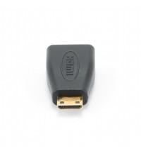 Переходник HDMI-miniHDMI Cablexpert A-HDMI-FC, 19F/19M, золотые разъемы, пакет