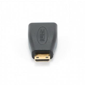 Переходник HDMI-miniHDMI Cablexpert A-HDMI-FC, 19F/19M, золотые разъемы, пакет