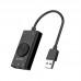 Звуковая карта USB ORICO SC2-BK, микроф/наушник, регулятор