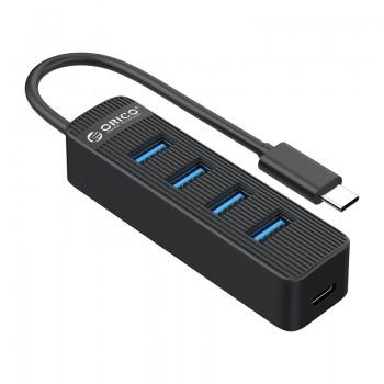 USB Hub3.0 `ORICO` TWC3-4A-BK-EP, TypeC 4-порт