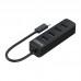 USB Hub3.0 `ORICO` TWC3-4A-BK-EP, TypeC 4-порт