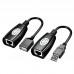 Удлинитель USB 50м через UTP Cat-5e/6
