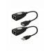 Удлинитель USB 50м через UTP Cat-5e/6