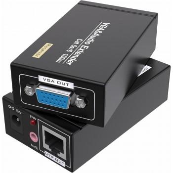 Удлинитель VGA по витой паре до 100м