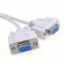 Переходник VGA (m) - 2 VGA (f), 20см, OD 4.5, белый