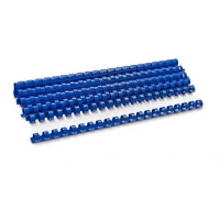 Пластиковые пружины для переплета (19 мм/165) синие