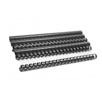 Пластиковые пружины для переплета (6 мм/25) черные