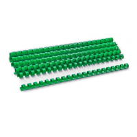 Пластиковые пружины для переплета (6 мм/25) зеленые