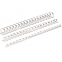 Пластиковые пружины для переплета (20 мм/180) белые