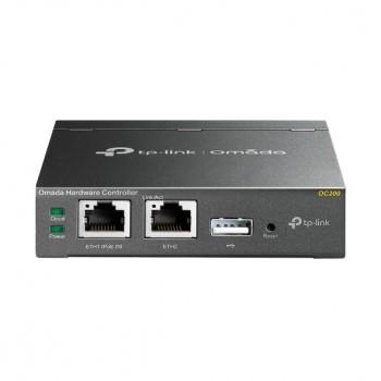 Wi-Fi Облачный контроллер, TP-Link, Omada OC200, 2 порта Ethernet 10/100 Мбит/с, 1 порт USB 2.0, 1 п