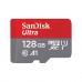 Карта памяти, Sandisk, MicroSD 128GB, с адаптером SD