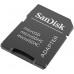 Карта памяти, Sandisk, MicroSD 128GB, с адаптером SD