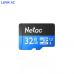 Карта памяти, Netac, NT02P500STN-032G-R, MicroSDHC 32GB, с адаптером SD