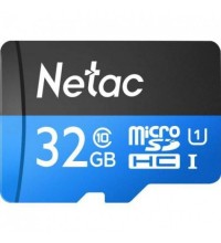 Карта памяти MicroSD Netac P500STN (с адаптером SD), 32GB/ Class 10