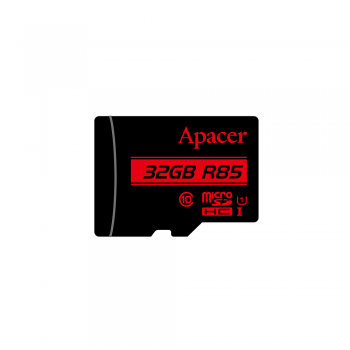 Карта памяти, Apacer, AP32GMCSH10U5-R, MicroSDHC 32GB, с адаптером SD