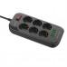 Сетевой фильтр LDNIO SE6403, 6розетокк, 4USB 3.4A, 2м