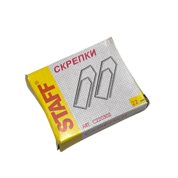 Скрепка Staff 22мм (пч/1/5/50) C220302