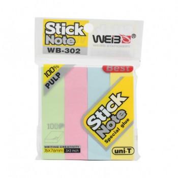 Стикер 3x3, 100л Weibo (шт/1/720/26) WB-302