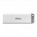 USB-накопитель, Netac, NT03U185N-128G-20WH, 128GB, USB2.0 Белый