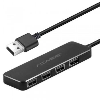 USB Hub ACASIS AB2-L42, 4 порта, черный