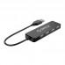 USB Hub `ORICO` FL01-BK-BP, 4-порт, 30см, чёрный