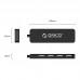 USB Hub `ORICO` FL01-BK-BP, 4-порт, 30см, чёрный