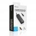 HUB TypeC M - 3xUSB 3.0+ LAN 100Mbps, алюминий