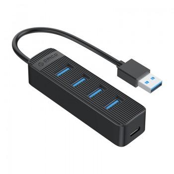 USB Hub3.0 `ORICO` TWU3-4A-10-BK-EP, 4-порт