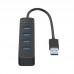 USB Hub3.0 `ORICO` TWU3-4A-10-BK-EP, 4-порт