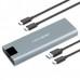 SSD корпус M.2 в USB 3.1 `ACASIS` M08-GF, 2230/2242/2260/2280, 6 Гбит/с, алюмин.
