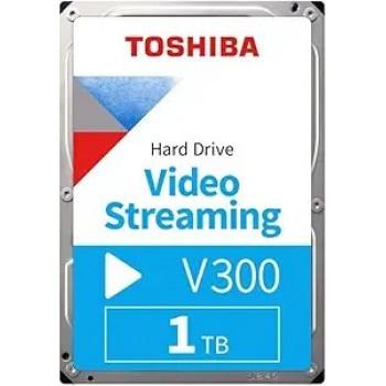 Жесткий диск для Видеонаблюдения HDD  1Tb TOSHIBA V300 SATA3 5700rpm 64Mb 24/7 HDWU110UZSVA